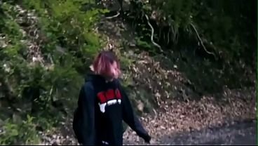 Stepsister fucks in public and gets cummed inside.